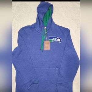 Mitchell & Ness  NFL Classic French Terry Hoodie Seattle Seahawks Size Large